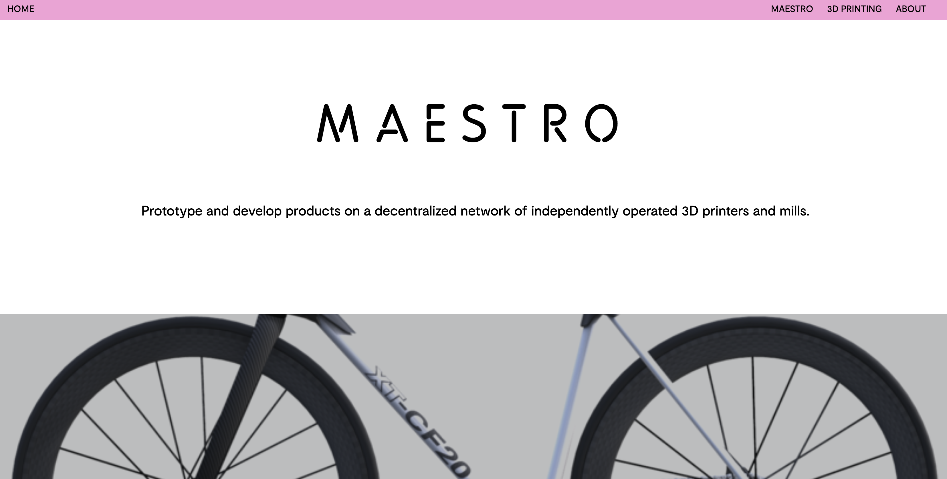 Maestro website